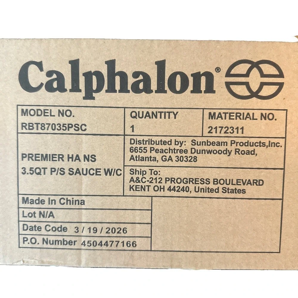 Calphalon Premier Hard-Anodized Nonstick 3.5-Quart Sauce Pan with Lid